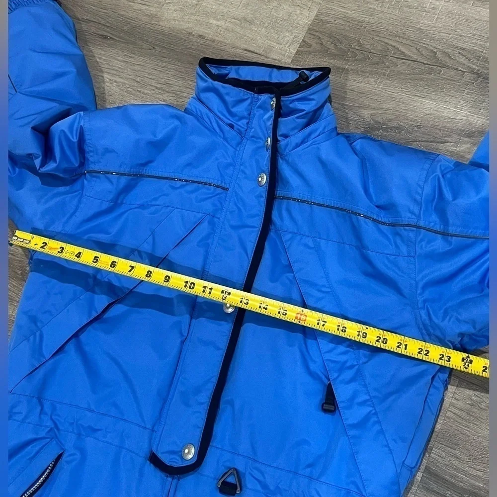 VTG Men’s Vintage OBERMEYER Large Blue Ski Snowboard Winter Jacket Warm